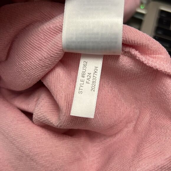 Crewcuts factory bu362 pink Girls' quilted mockneck pullover sie Small NWT - Picture 5 of 6